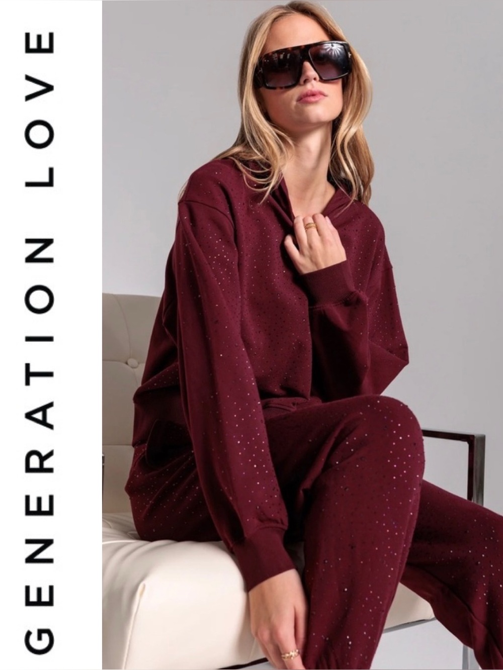 Generation Love Renae Crystal Hoodie & Ruel Pant Set